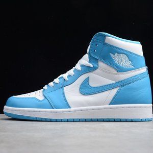 newNike Air Jordan 1 sky blue and white men's and